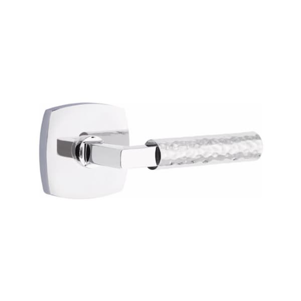 Emtek 5326US26.LSUS26.HAUS26.LH L-Hammered Lever Left HPrivacy Urban Modern 1-1/4" to 2" Door 5326US26.LSUS26.HAUS26.LH - main